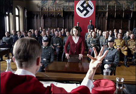 Scene from the film The Last Days about Sophie Scholl